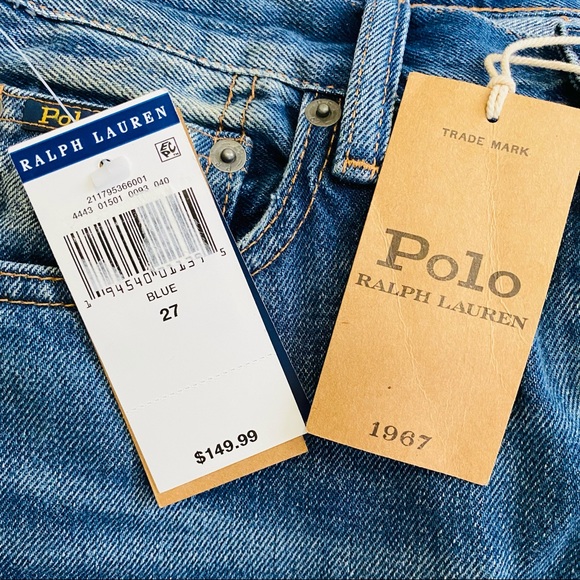 POLO RALPH LAUREN  Ankle Embellished High-Rise Jeans - Picture 7 of 8